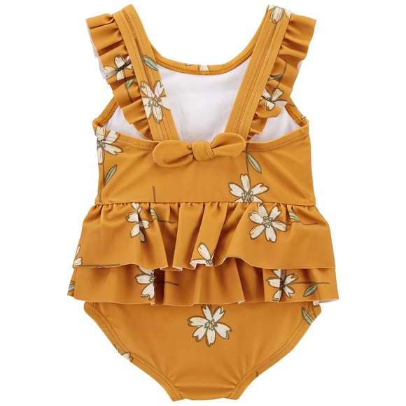 Carter’s | Baby Girl Carter's Floral 1-Piece Swimsuit, 3 month - Picture 2 of 6